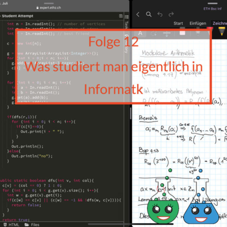 12. Was studiert man eigentlich in Informatik?